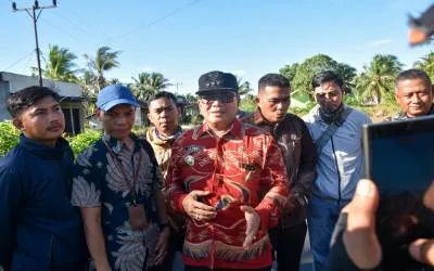 Pembangunan Jalan Poros Ekonomi di Kecamatan Kubu Ditargetkan Selesai Tahun Ini