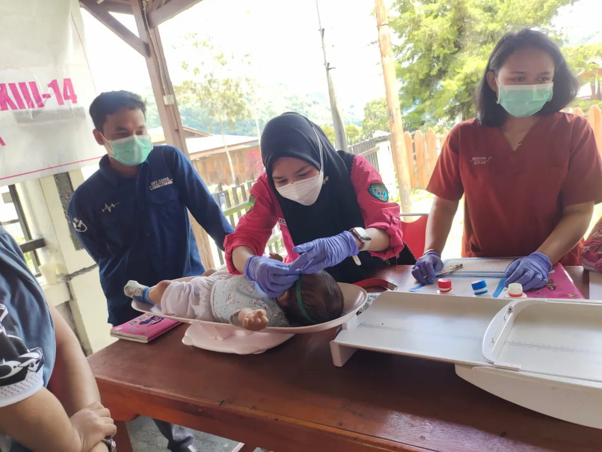 Bhayangkari Tolikara Gelar Posyandu Rutin untuk Tingkatkan Kesehatan Masyarakat