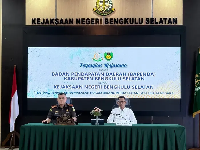 Bapenda Bengkulu Selatan Jalin Kerjasama Hukum dengan Kejari untuk Optimalisasi Pajak