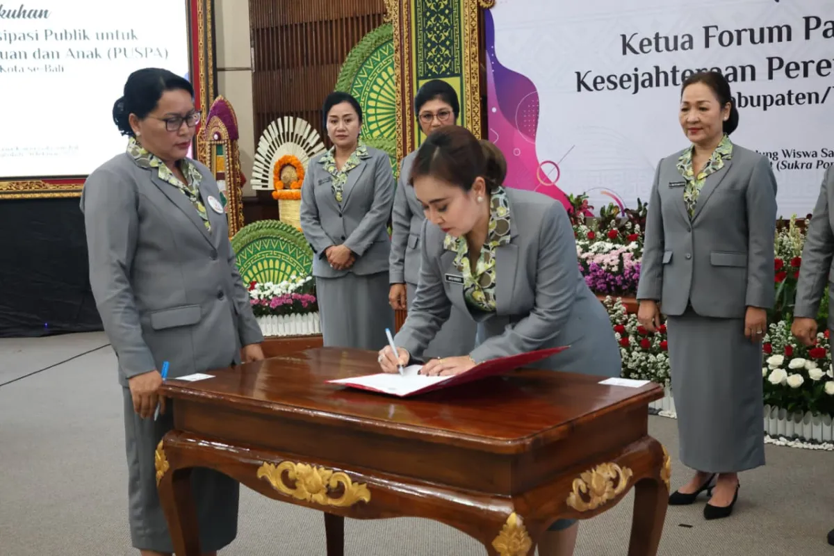 Ayu Kristi Arya Wibawa Resmi Pimpin Forum PUSPA Denpasar untuk Perlindungan Perempuan dan Anak