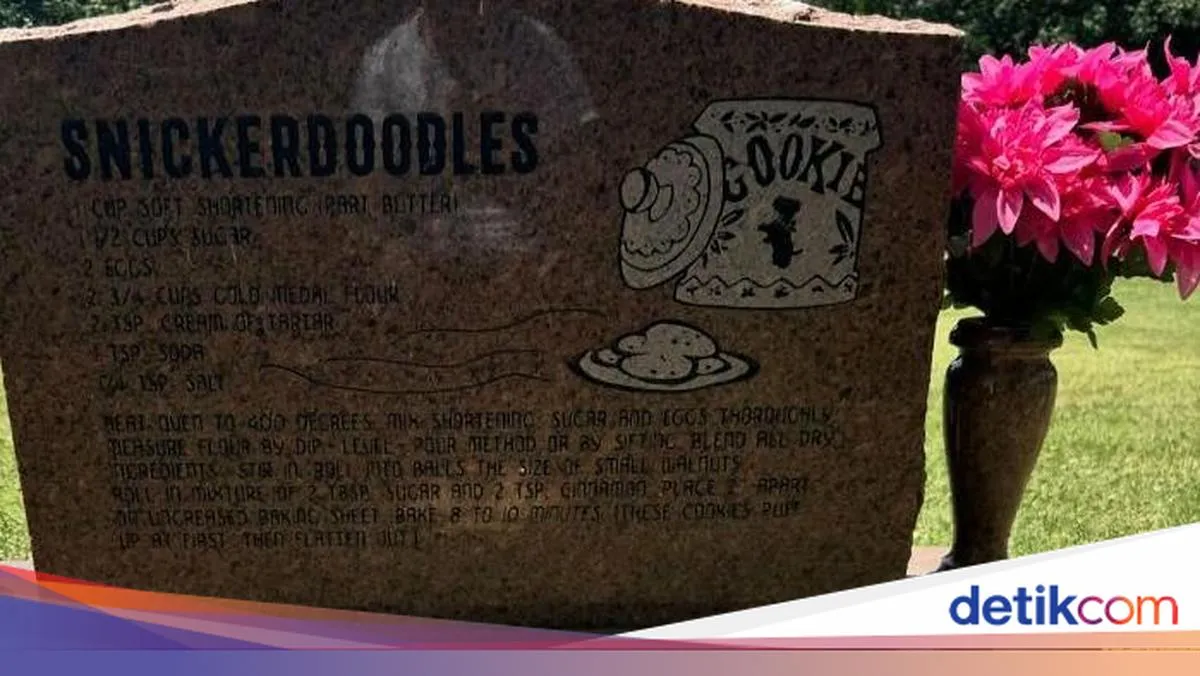 Resep Unik di Batu Nisan Viral di Media Sosial