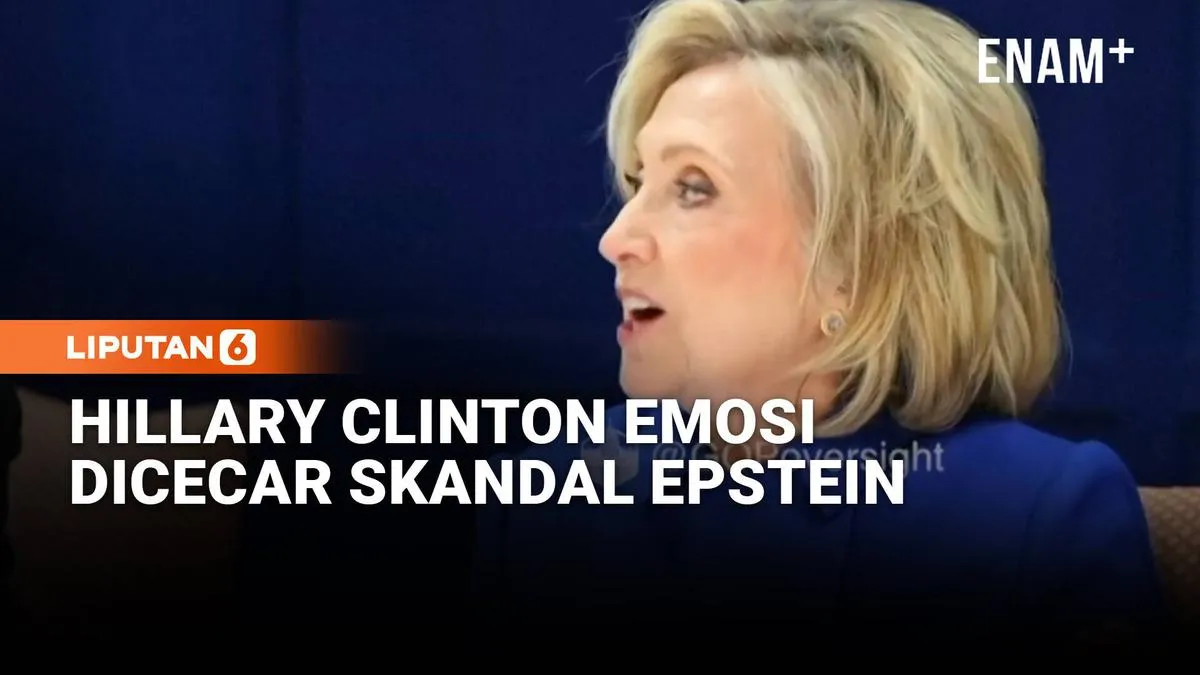 Hillary Clinton Tunjukkan Emosi Saat Menghadapi Pertanyaan Tentang Skandal Epstein