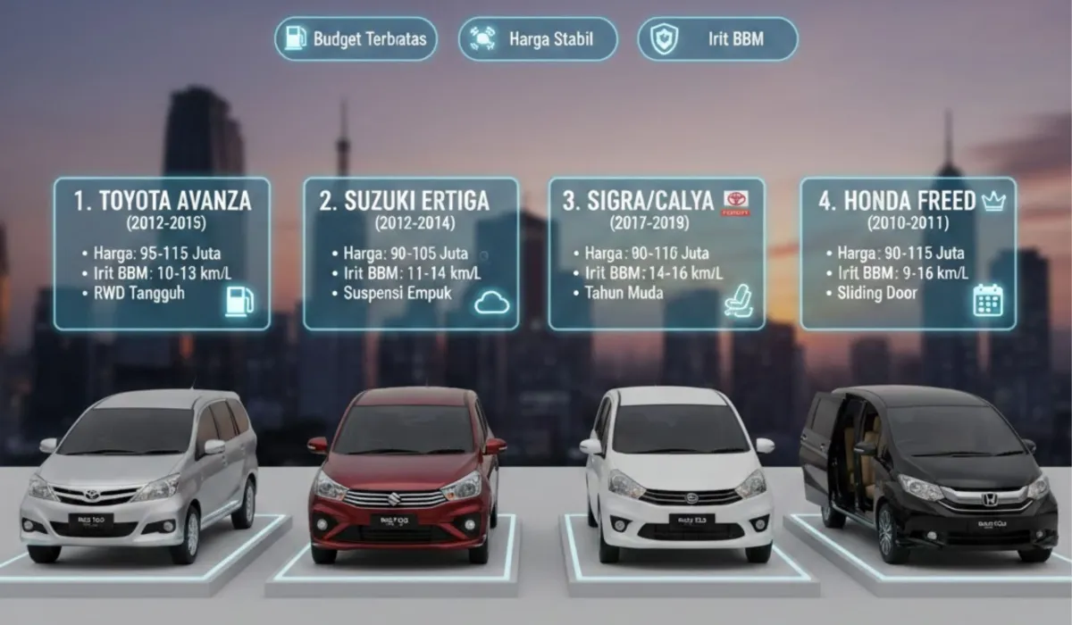 Empat Mobil MPV Keluarga Terjangkau di Bawah Rp100 Juta