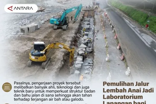 Pemulihan Jalur Lembah Anai Jadi Laboratorium Lapangan untuk Pelaku Konstruksi