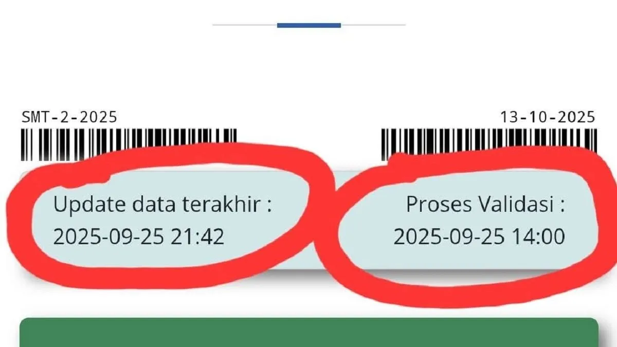 Penjelasan Mengenai Update Data Terakhir dan Proses Validasi Info GTK TPG Triwulan 3 2025