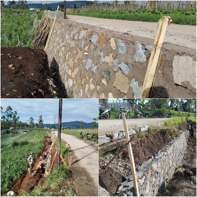 Sorotan Terhadap Proyek Tembok Penahan Tanah di Ruas Jalan Pintu - Pelayangan di Kabupaten Bandung