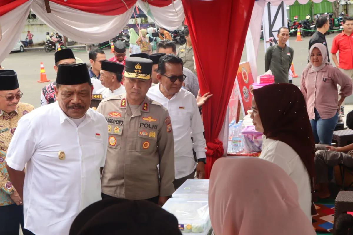 Kapolda Bengkulu Resmikan Kampung Ramadhan untuk Dorong UMKM