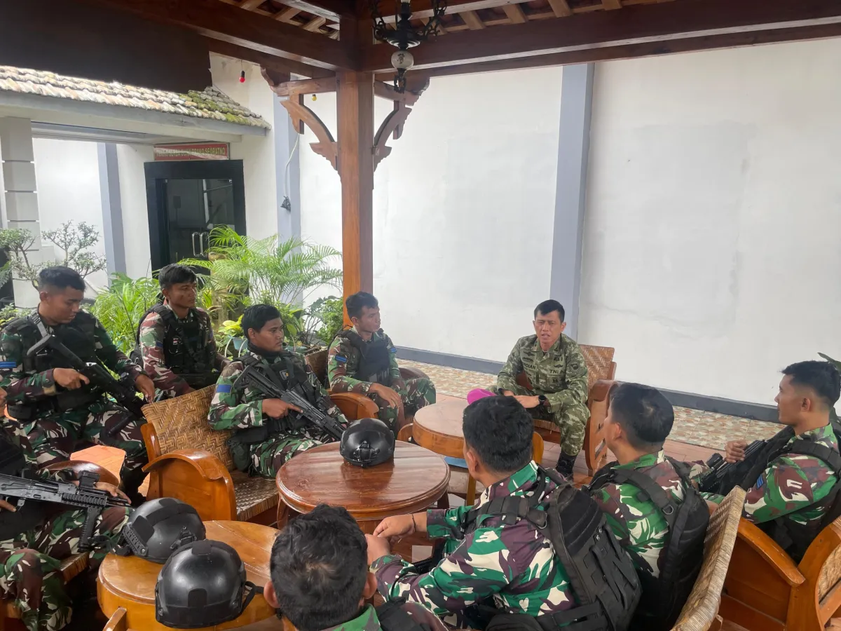 Danyon Arhanud 1 Marinir Motivasi Prajurit Jelang Latihan