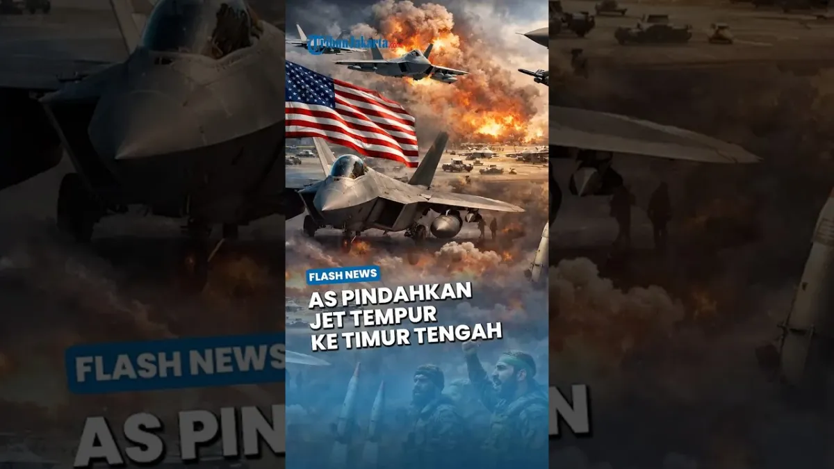 AS Kirim Puluhan Jet Tempur ke Timur Tengah, Israel Siap Hadapi Potensi Perang dengan Iran
