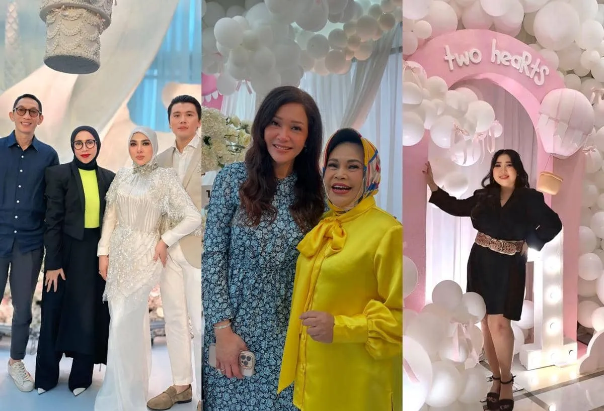 Gaya Selebriti Memukau di Ulang Tahun Mewah Syahrini