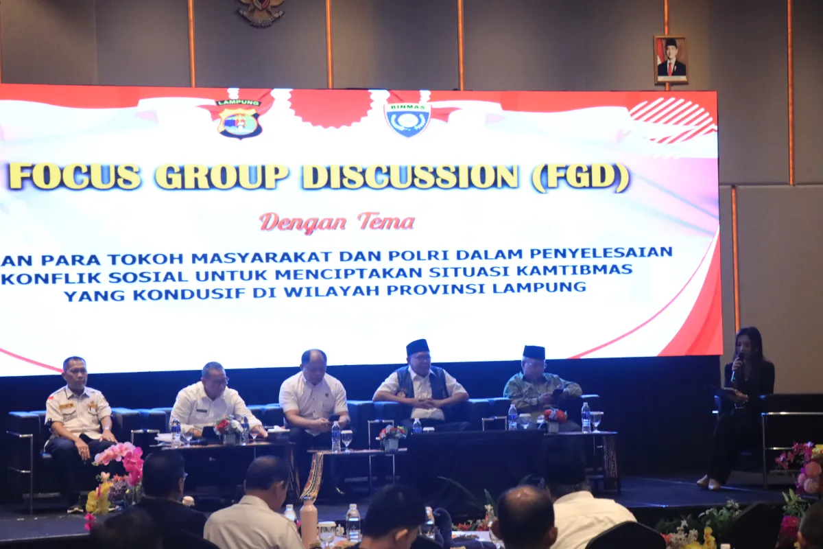 Sinergi Polri dan Tokoh Masyarakat Cegah Konflik Sosial di Lampung