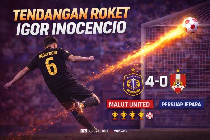 Dominasi Malut United: Gol Spektakuler Igor Inocencio Jaga Peringkat Empat Besar