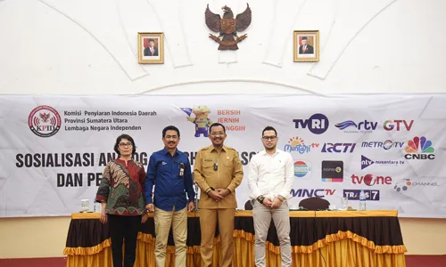 Dinas Kominfo Sumut Sosialisasikan Peralihan Siaran TV Analog ke Digital
