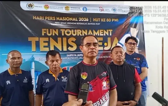 Pemerintah dan PTMSI Dukung Fun Turnamen Tenis Meja PWI NTT