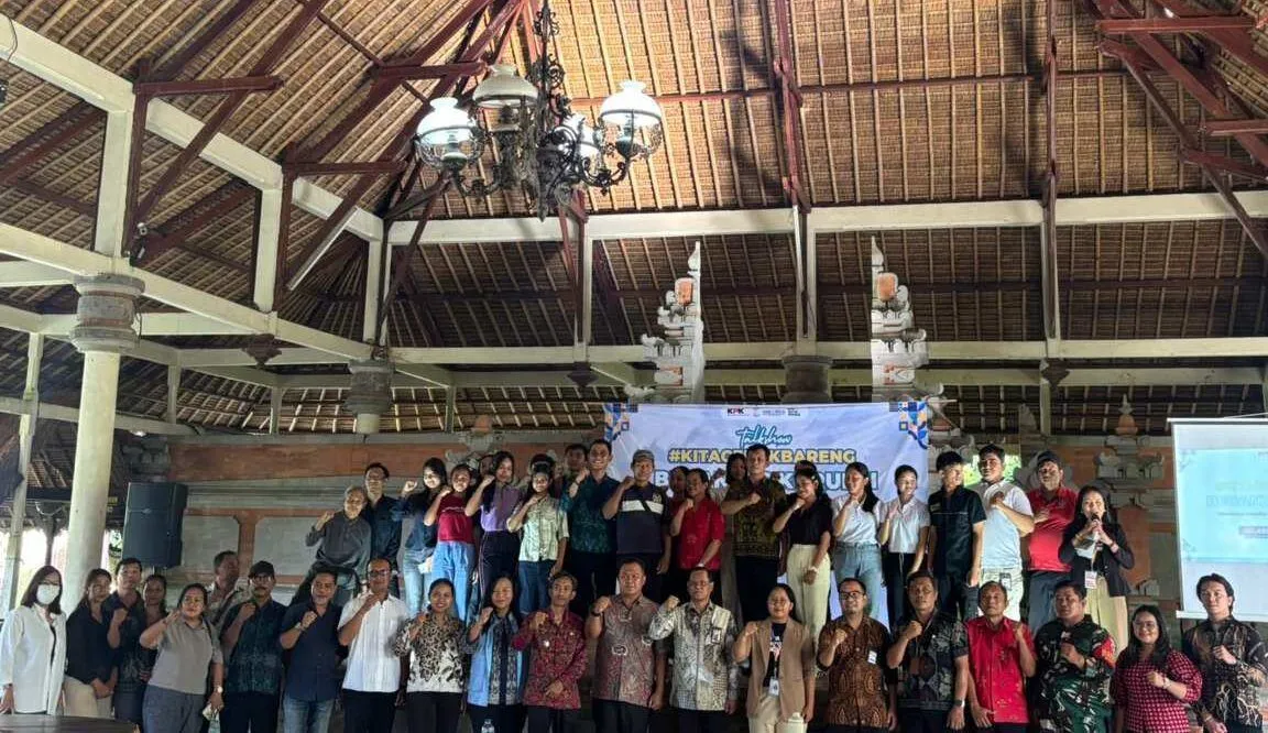 Komunitas Kita Gerak Bareng dan KPK Gelar Talkshow Antikorupsi di Desa Bongkasa