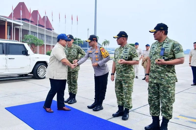 Presiden Prabowo Tinjau Penanganan Bencana di Aceh