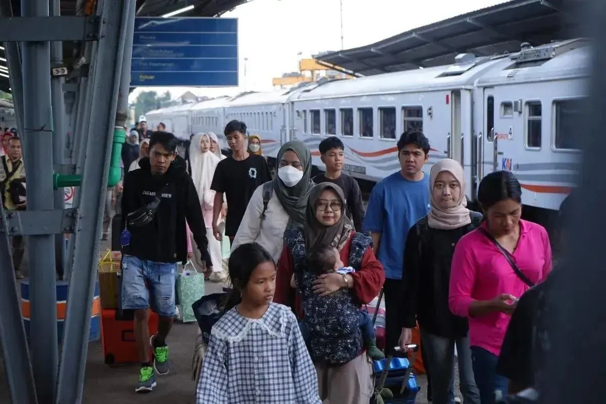 KAI Palembang Layani 16.685 Penumpang Selama Libur Imlek