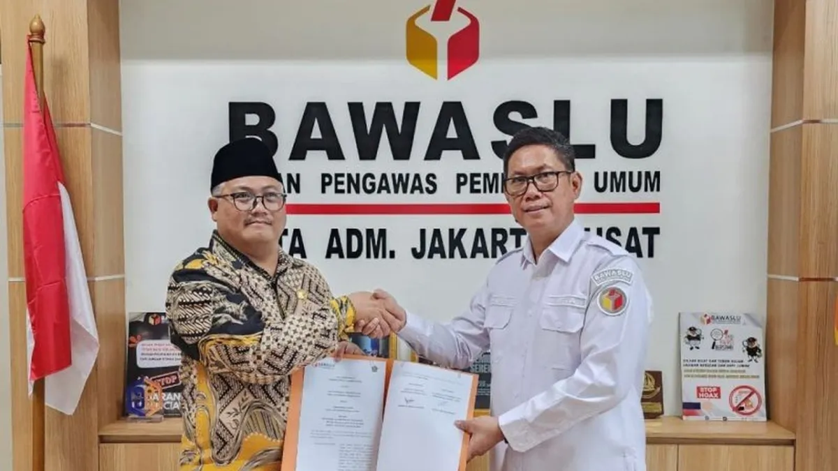 Bawaslu dan Kemenag Jakarta Pusat Tandatangani MoU untuk Tingkatkan Literasi Pemilu