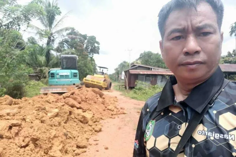 DPRD Kotim Apresiasi Perusahaan Sawit Perbaiki Infrastruktur Jalan Desa