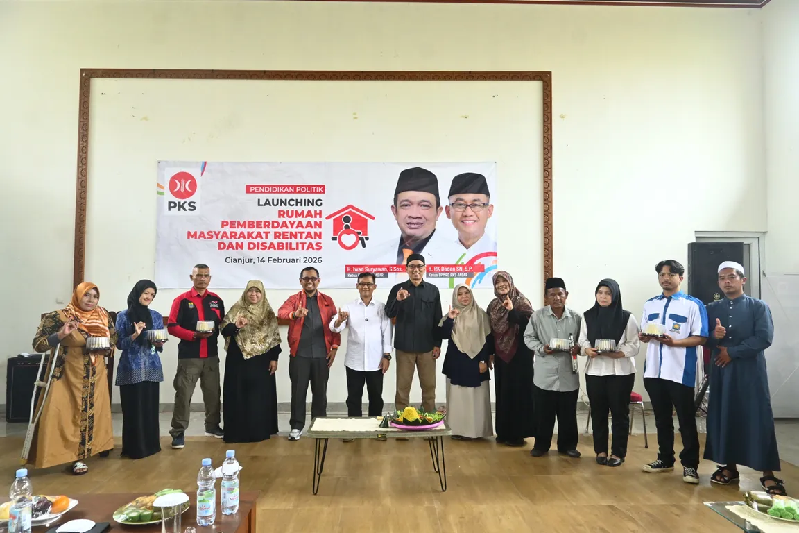 PKS Jabar Luncurkan Rumah Pemberdayaan untuk Disabilitas di Cianjur
