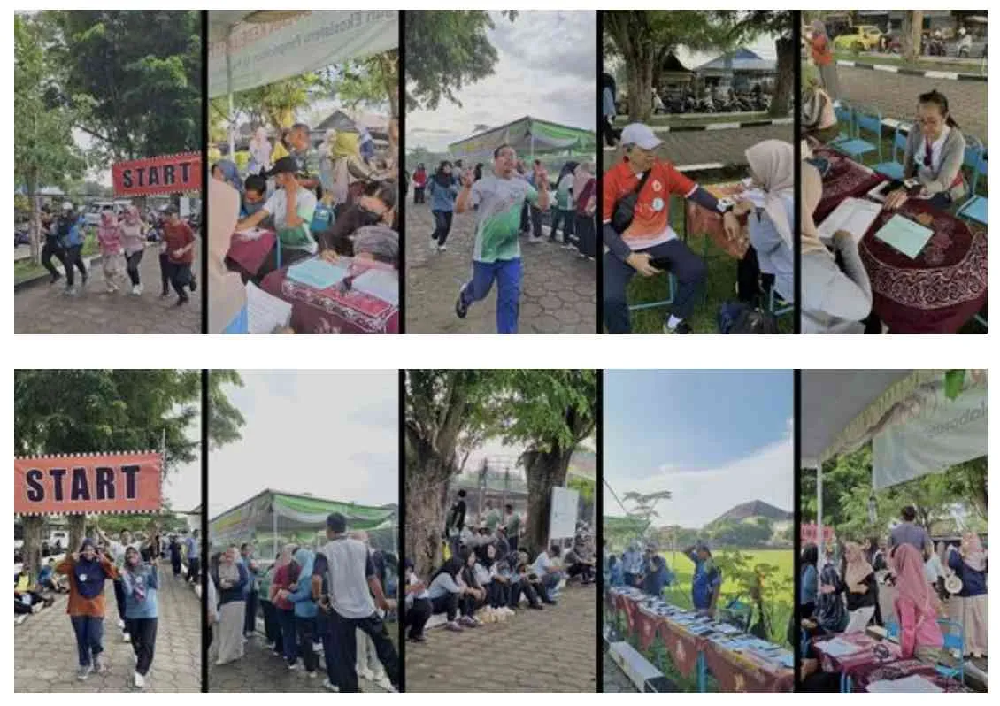 RSUD Wonosari Gelar Tes Kebugaran untuk Peringati Hari K3 Nasional