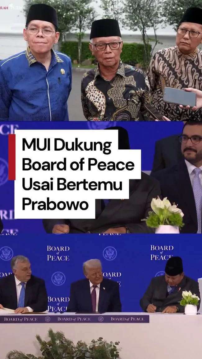 MUI Dukung Indonesia Bergabung dengan Dewan Perdamaian