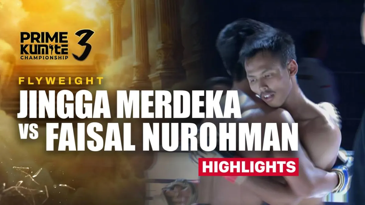 Pertarungan Jingga Merdeka dan Faisal Nurohman di Prime Kumite Championship 3