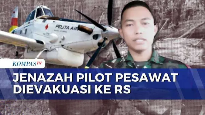 Pesawat BBM Jatuh di Nunukan, Jenazah Pilot Dievakuasi