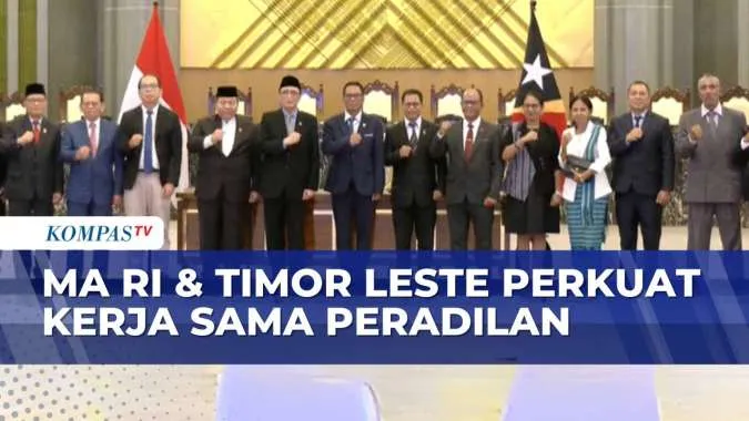 Mahkamah Agung RI Jalin Kerja Sama Peradilan dengan Timor Leste