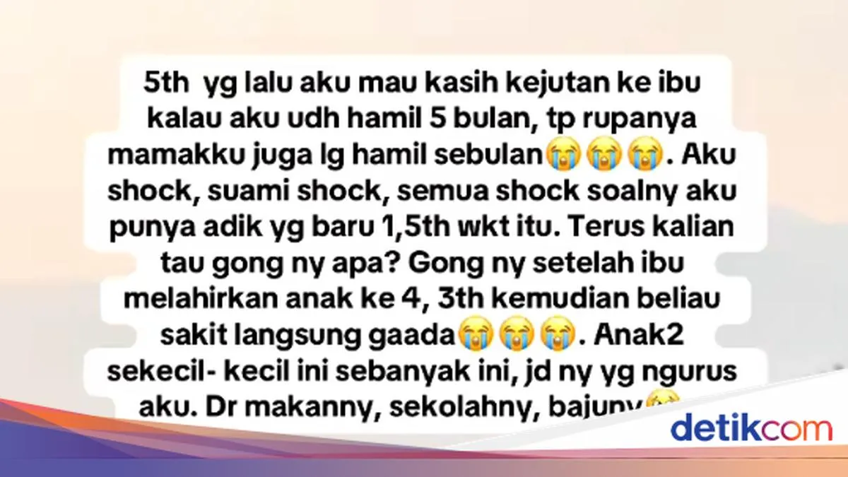 Kisah Haru Wanita yang Mengurus 4 Adik Setelah Kehilangan Ibu