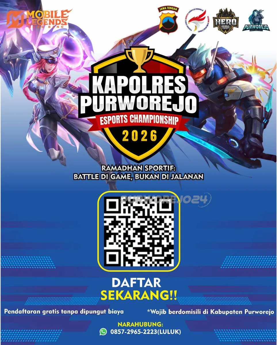 Polres Purworejo Selenggarakan Turnamen E-Sport untuk Remaja di Bulan Ramadhan