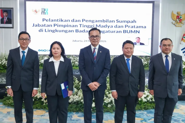 Kepala BP BUMN Lantik Pejabat Eselon untuk Percepat Transformasi Tata Kelola