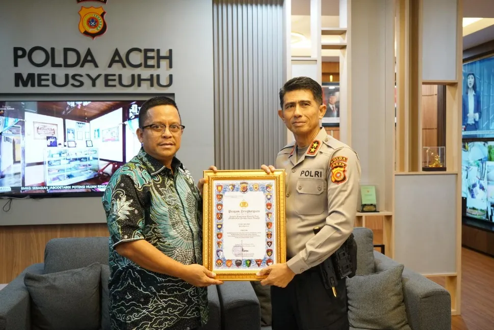 PTPN IV Regional VI Dapat Penghargaan Kapolda Aceh atas Kontribusi Penanganan Bencana