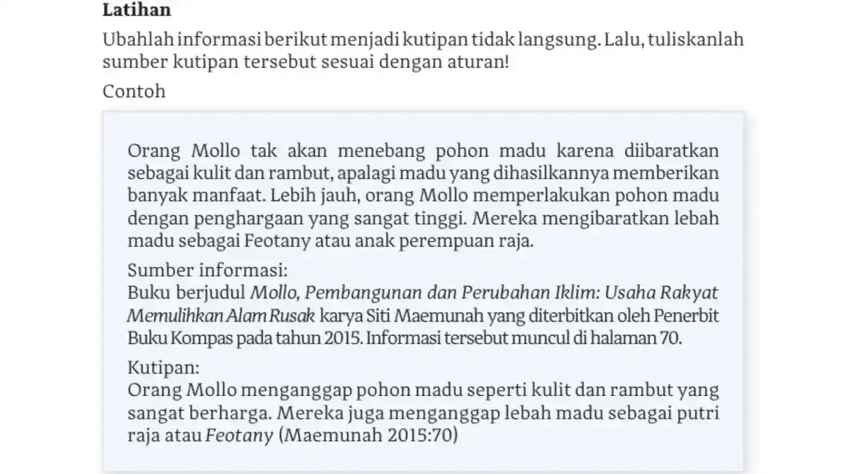 Panduan Mengubah Informasi Menjadi Kutipan Tidak Langsung di Kelas Bahasa Indonesia