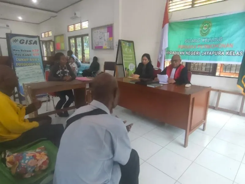 Pengadilan Negeri Jayapura Tingkatkan Akses Peradilan Melalui Sidang di Luar Gedung