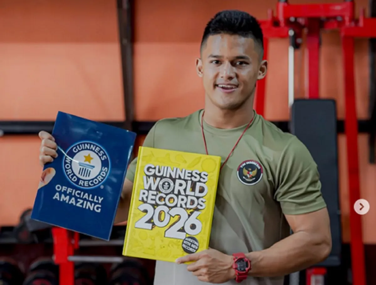 Rizki Juniansyah Raih Dua Sertifikat Rekor Dunia dari Guinness