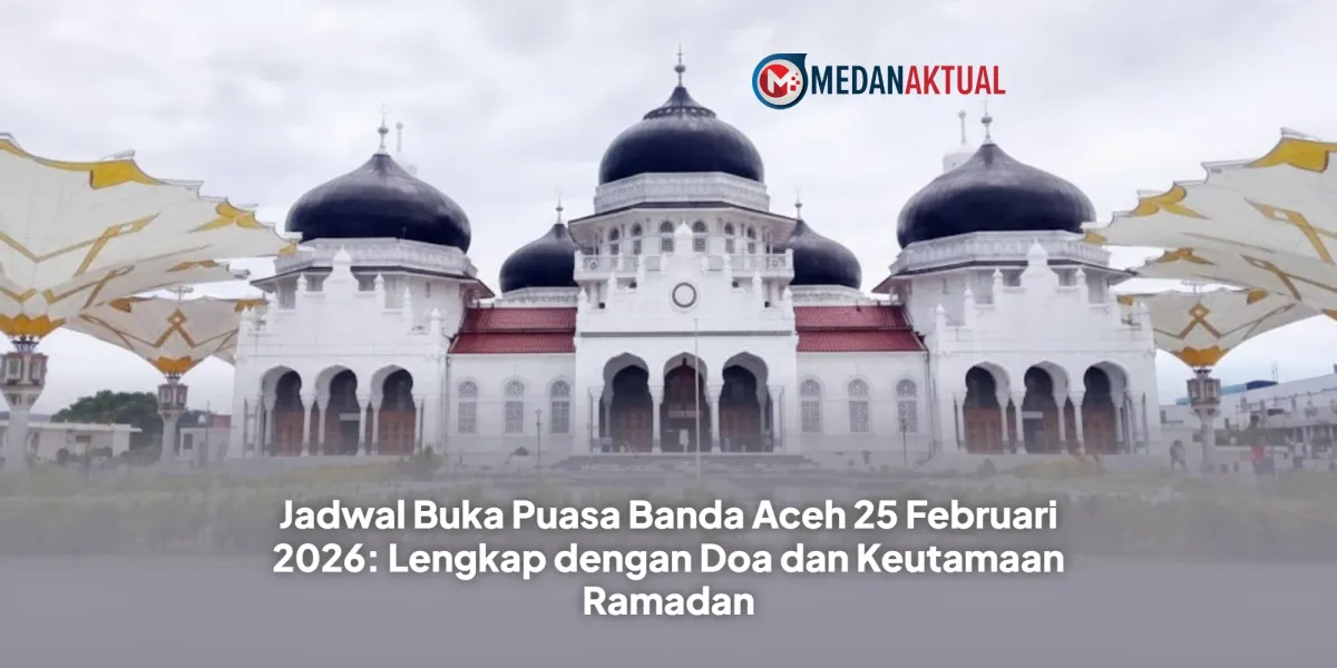 Jadwal Berbuka Puasa dan Doa Ramadan di Banda Aceh 25 Februari 2026