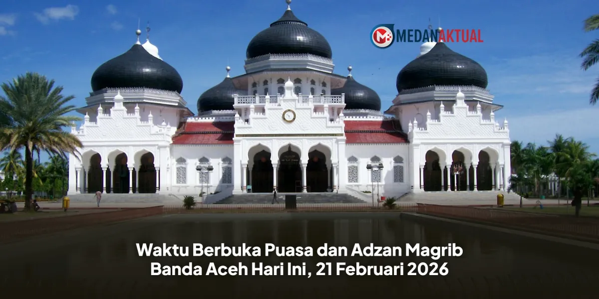 Waktu Berbuka Puasa dan Adzan Magrib di Banda Aceh, 21 Februari 2026