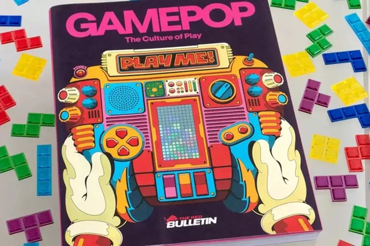 Red Bull Luncurkan Majalah Interaktif dengan Sampul Tetris