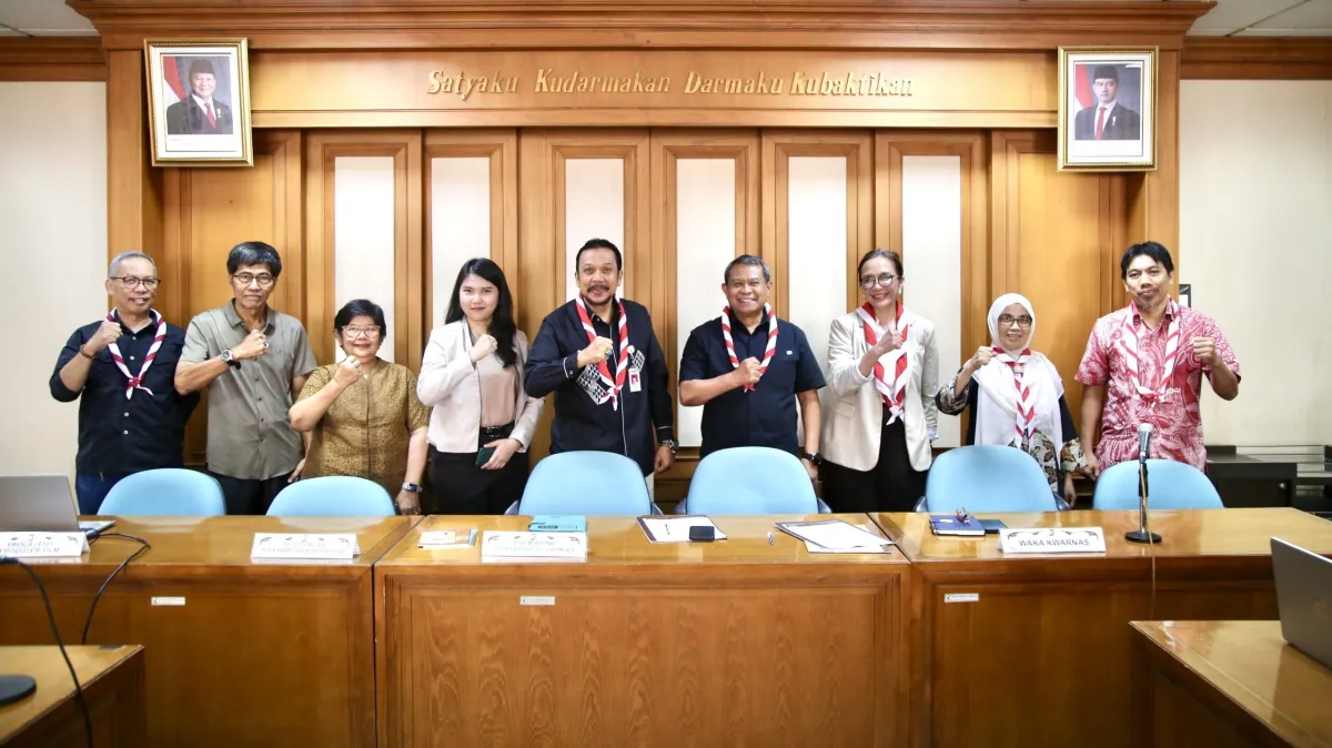 Kwarnas Pramuka Audiensi dengan Alamanda Production untuk Film 'PRAMUKA'