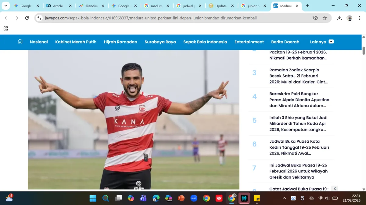 Madura United dan Arema FC Berbagi Poin Setelah Imbang 2-2