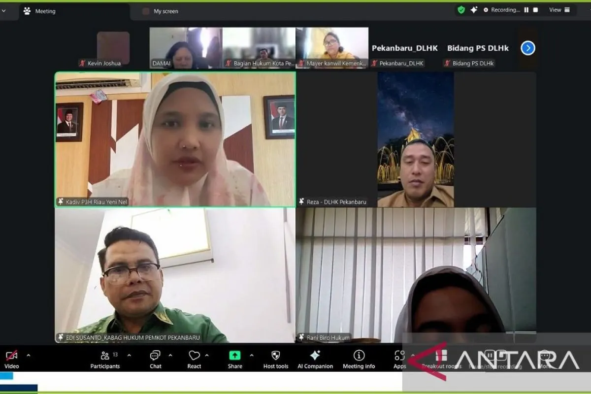 Kemenkum Riau Perkuat Regulasi Pengelolaan Sampah Melalui Harmonisasi Ranperwako