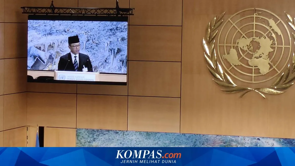 Menlu RI Soroti Akses Makanan Bergizi dan Kesehatan di Sidang Dewan HAM PBB
