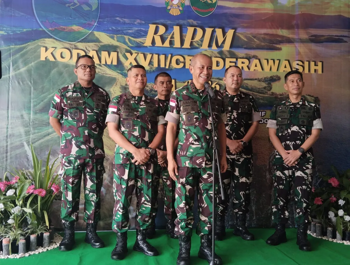 Kodam Cenderawasih Gelar Rapat Pimpinan untuk Sinkronisasi Kebijakan dan Kesiapan Operasional