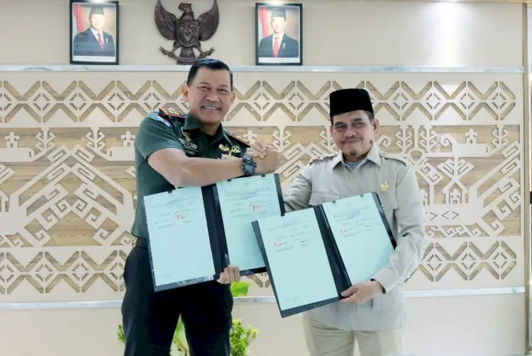 PTPN I Regional 7 dan Kodam XXI Radin Inten Jalin Kerjasama untuk Keamanan dan Ketahanan Pangan