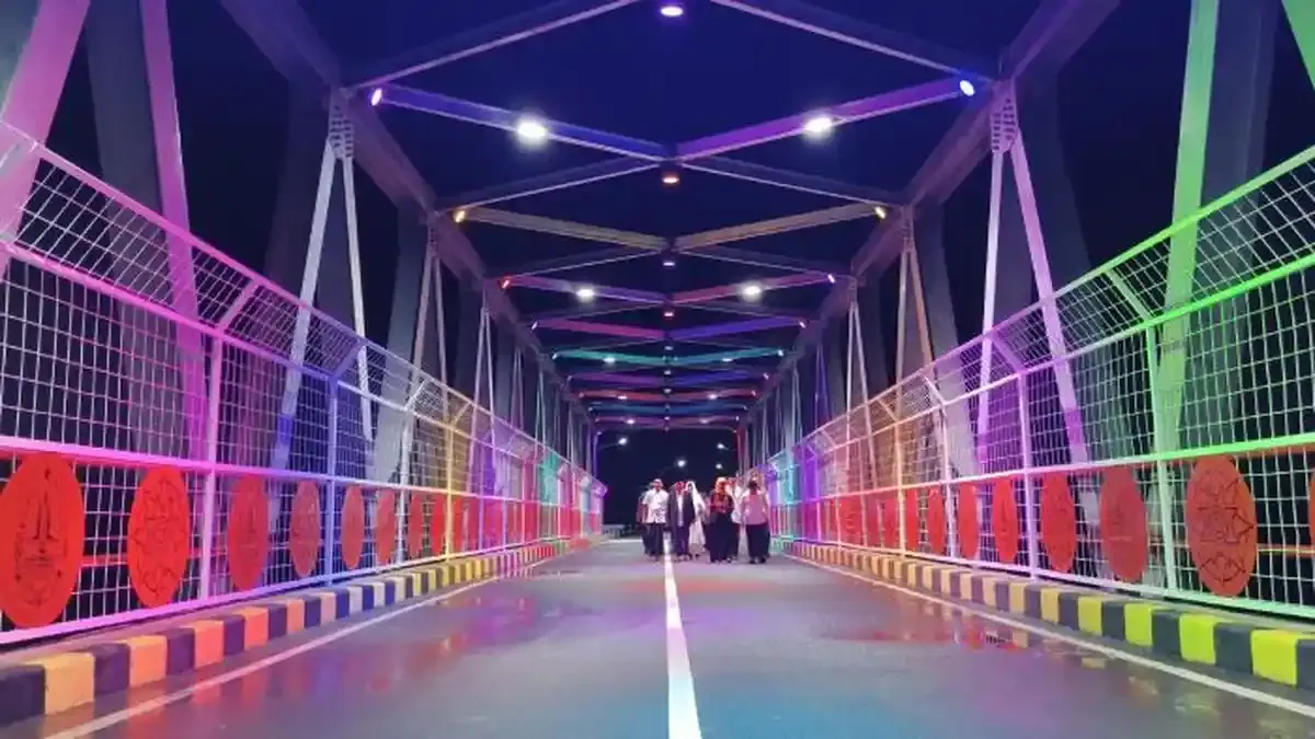 Peresmian Jembatan Bubak Mojokerto: Ikon Wisata Baru dengan Pencahayaan LED