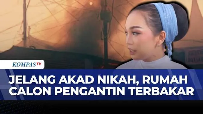 Pengantin di Jember Tetap Akad Nikah Meski Rumah Terbakar