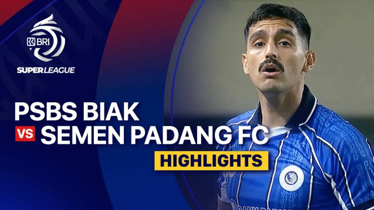 PSBS Biak Hadapi Semen Padang FC di BRI Super League 2025/26