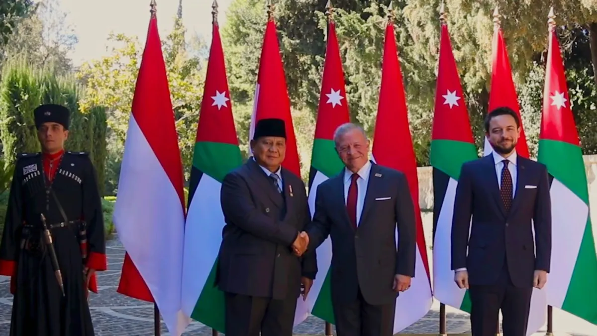 Indonesia dan Yordania Komitmen Dukung Solusi Dua Negara untuk Perdamaian Palestina
