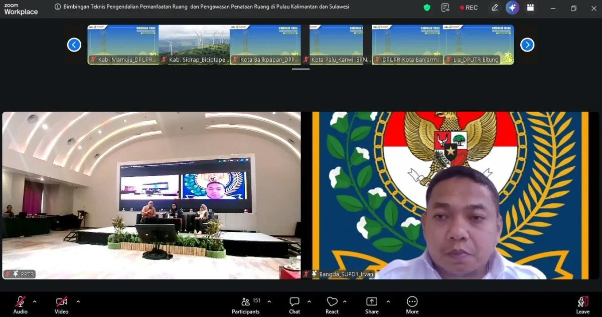 Bimbingan Teknis Pengendalian Pemanfaatan Ruang di Kalimantan dan Sulawesi